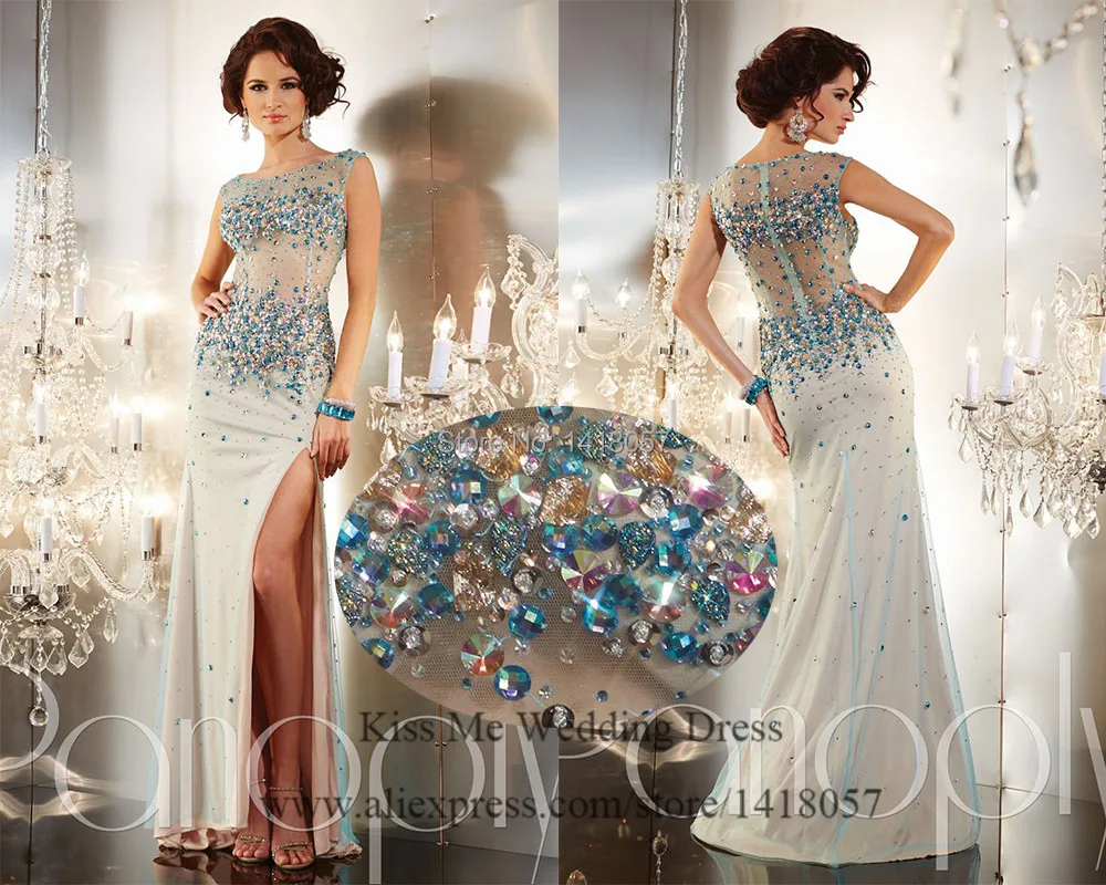 Blinged Out Prom Dresses