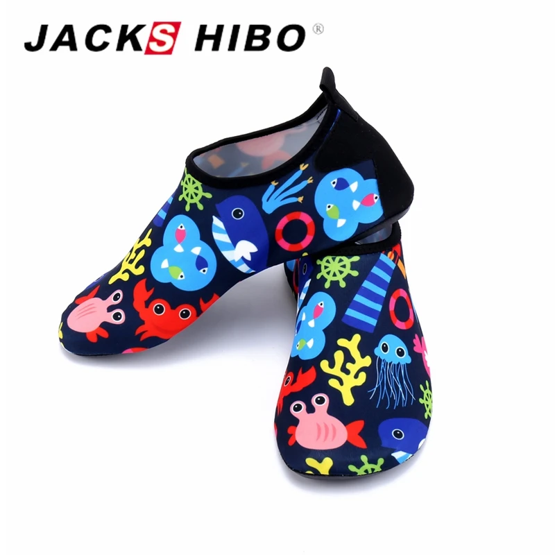 JACKSHIBO/Детская водонепроницаемая обувь нескользящая дышащая мягкая пляжная