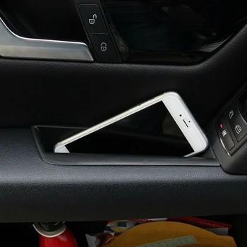 

Organizer Storage Box 2pcs Door Handle Plastic Black Accessories For Benz C Class W204 08-14 Armrest