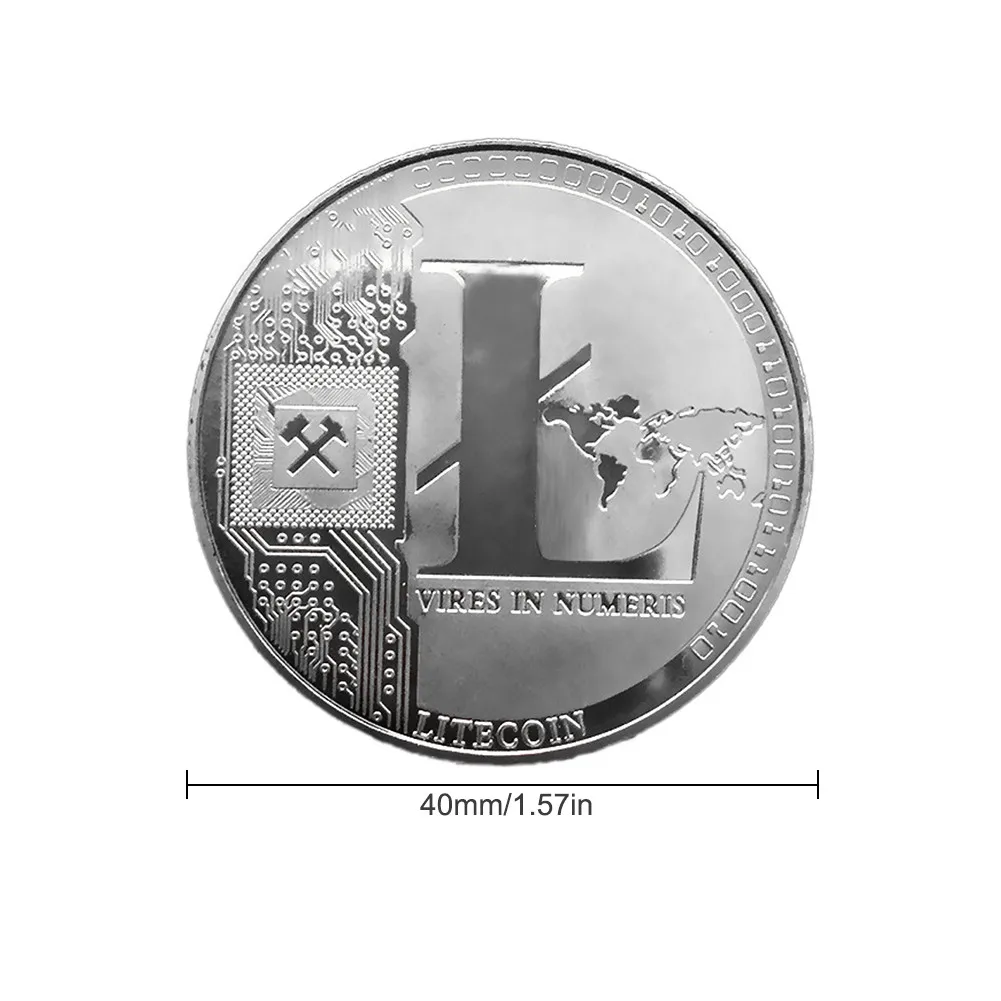 New Wright virtual metal commemorative coin litecoin export commemorative coin medal gift