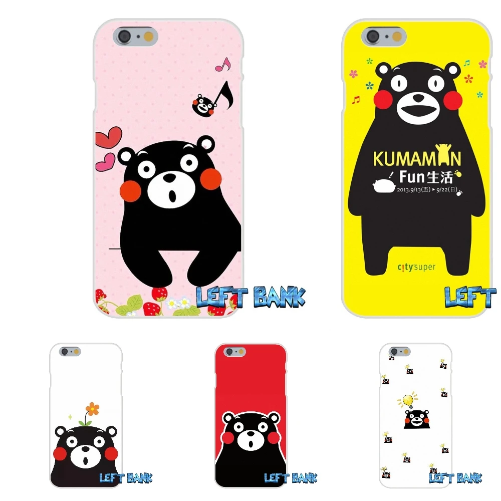 Для iPhone 4 4S 5 5S 5C SE 6 6S 7 Plus kumamon Мягкий Силиконовый ТПУ прозрачный чехол|for iphone|6s plus6 plus