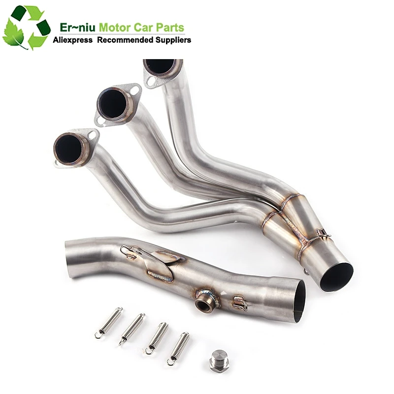 

Full System Escape Middle Link Pipe Muffler Exhaust Slip on For yamaha FZ09 MT09 MT-09 FZ-09 2014-2018 Not for Tracer