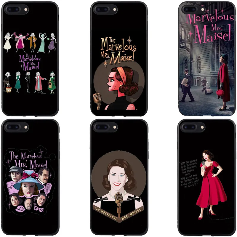 The wonderful Mrs Maisel Top detalwet Popular Caso de Telefone Celular Capa for o iphone8 7 6 Plus 11 XR X XS MAX Shell Coque|Бамперы| |