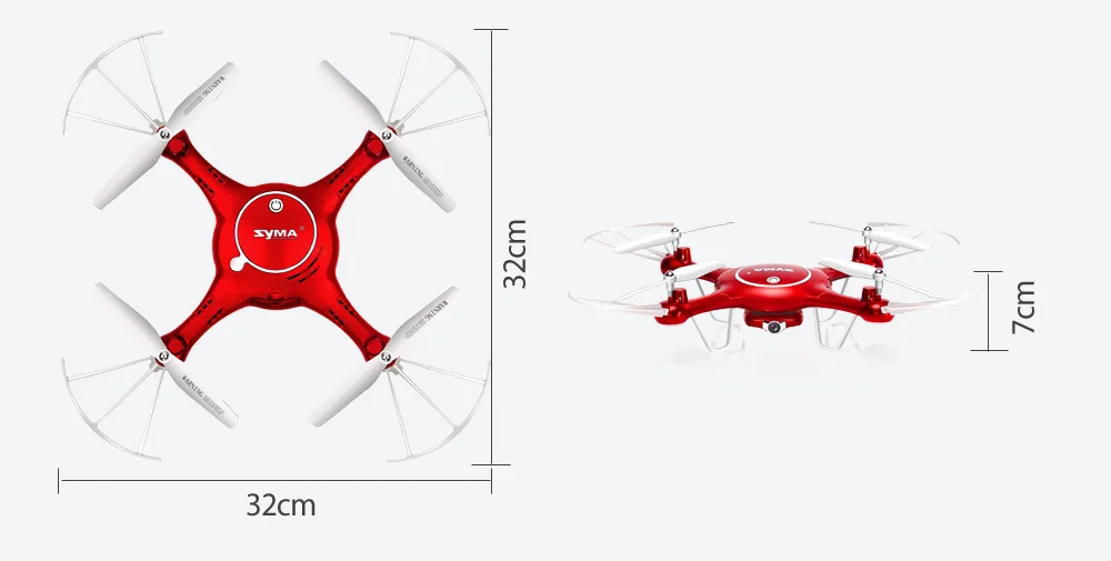 SYMA X5UW Квадрокоптер вертолет дроны в режиме реального времени Трансмиссия RC Дрон с камерой HD Wifi FPV смартфон управление Дрон игрушки