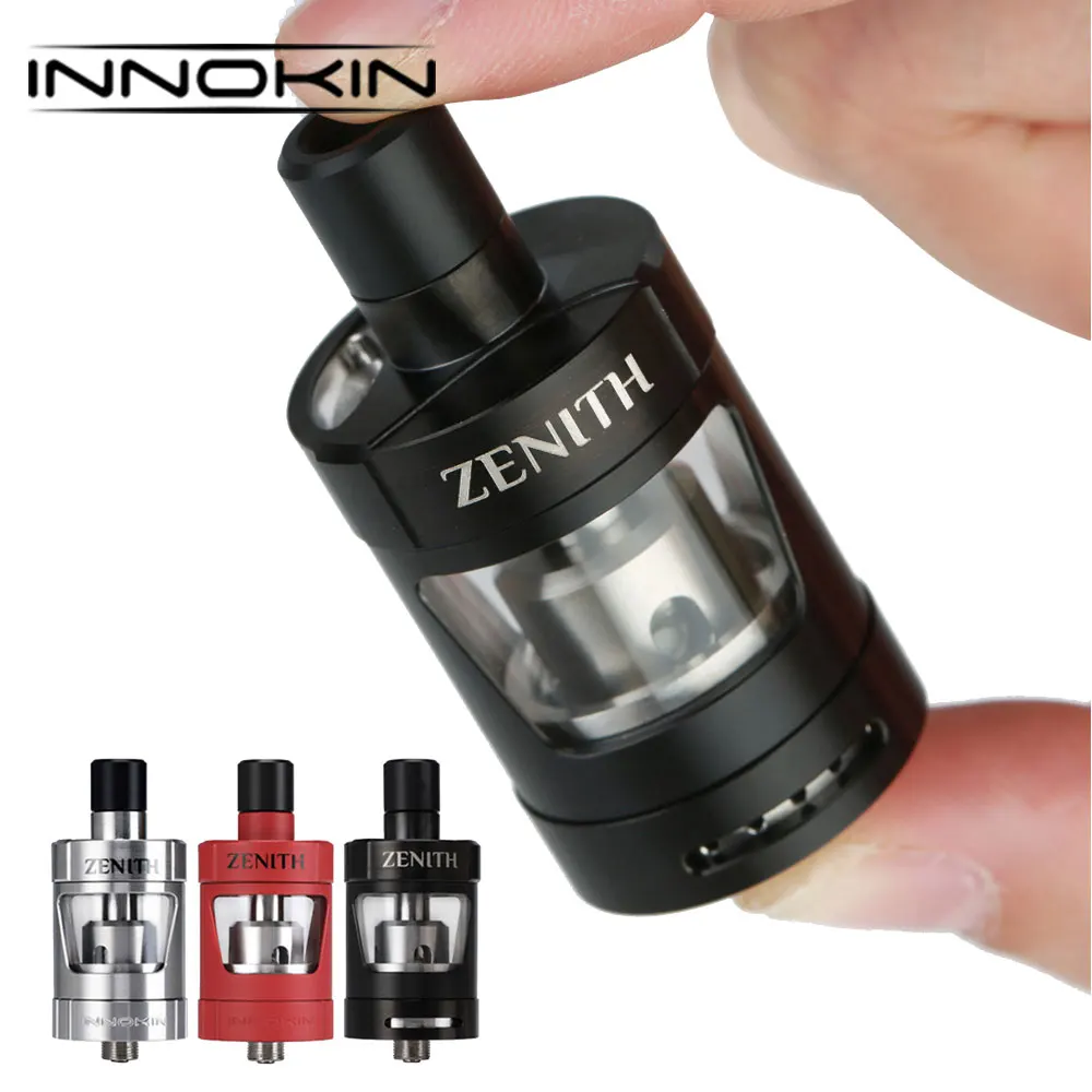 

Original Innokin Zenith MTL Atomizer 2ml/4ml Tank 25mm RTA 0.8ohm/1.6ohm Zenith Coil Head Ecig Vape Tank