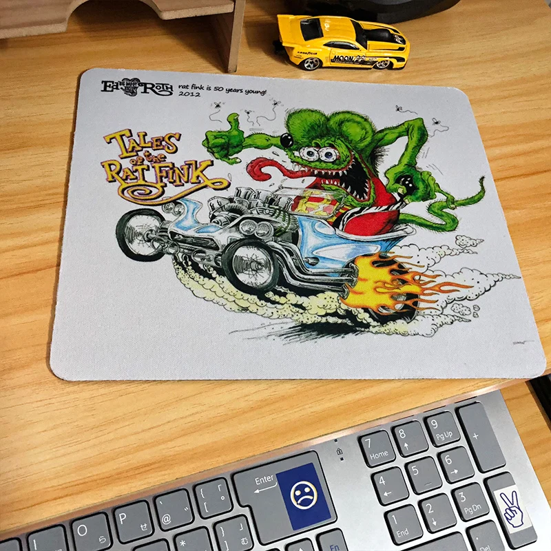 

one piece Tales Rakuten Rat Fink RF Ratfink mouse pad mooneyes go with moon mouse high quality gift for boys kids children