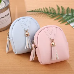 Moda de las Mujeres Borlas de Cuero con Cremallera Diseñador Monedero Mini Llavero Moneda Dinero Bolsa Encantadora Boda Compras Bolso de las Muchachas Moda de las Mujeres Borlas de Cuero con Cremallera Diseñador Monedero Mini Llavero Moneda Dinero Bolsa Encantadora Boda Compras Bolso de las Muchachas