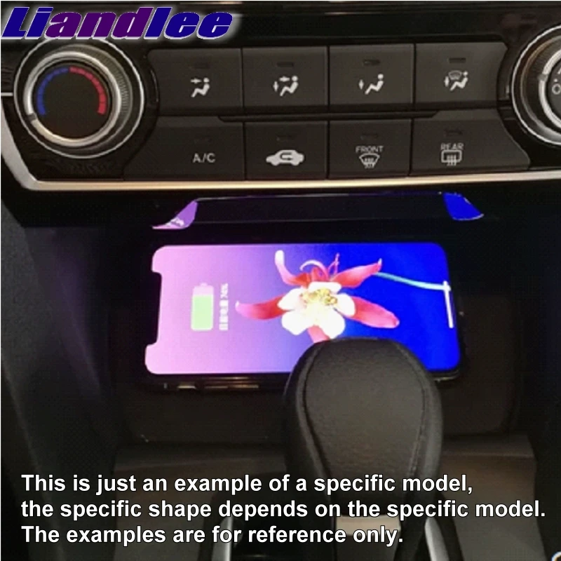 Liandlee беспроводной автомобильный телефон зарядное устройство подлокотник отсек для хранения быстрая qi Зарядка для Toyota Prado J150 2010