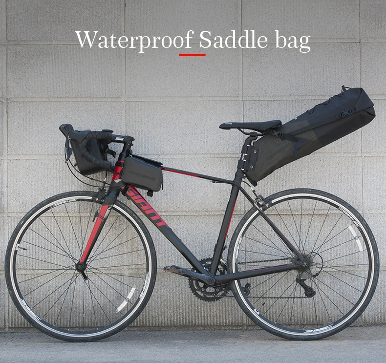 Perfect ROCKBROS Bike Bag Waterproof Reflective 10L Large Capacity Saddle Bag Cycling Foldable Tail Rear Bag MTB Road Trunk Bicycle Bag 0 Perfect ROCKBROS Bike Bag Waterproof Reflective 10L Large Capacity Saddle Bag Cycling Foldable Tail Rear Bag MTB Road Trunk Bicycle Bag 0