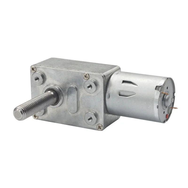 De-de auto-bloqueo alto par Motor de engranaje de 8mm * 33mm eje de salida dc 6 V 12 V 24 V 2 RPM a 150 rpm gusano de Metal motorreductores De-de auto-bloqueo alto par Motor de engranaje de 8mm * 33mm eje de salida dc 6 V 12 V 24 V 2 RPM a 150 rpm gusano de Metal motorreductores