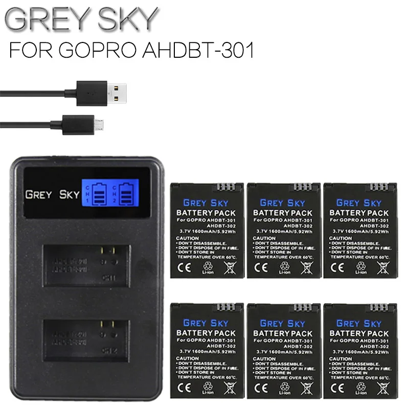

Go Pro Hero 3 3+ gopro3 gopro 3 Hero3 batteries for Gopro hero 3 3+ Black Edition White Silver Edition HD camera accessories