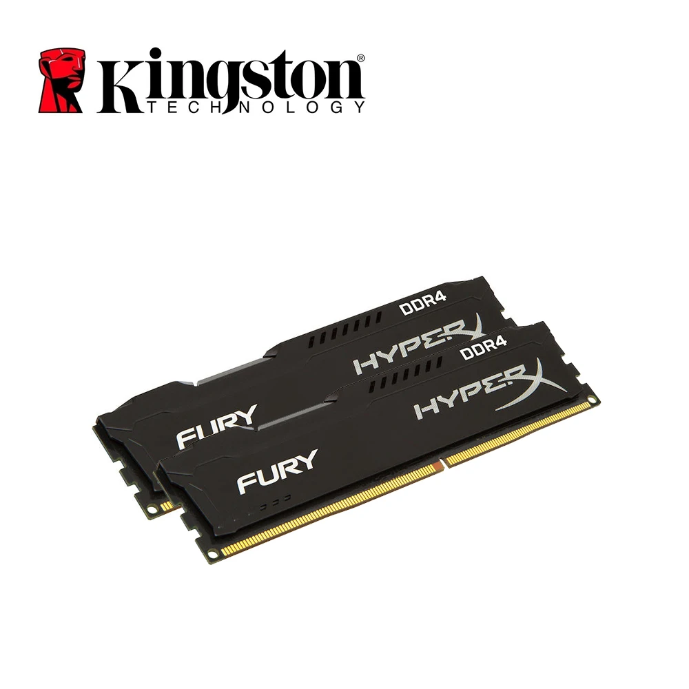 Online Kingston HyperX RAM DDR4 4GB 8G 2400MHz 16G = 2PCS X 8G CL15 1,2 V 288pin Desktop Speicher ram für gaming