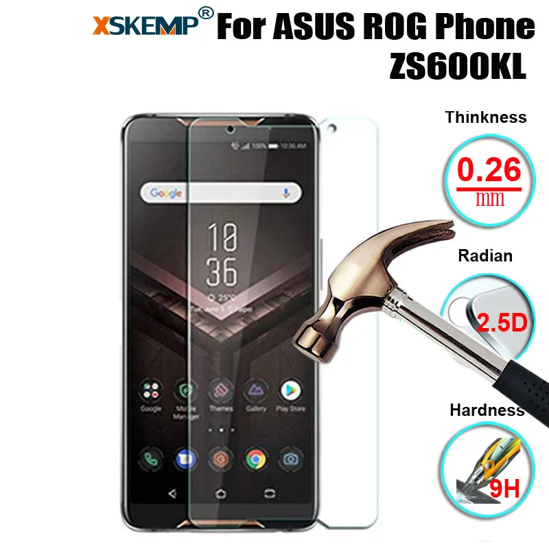 Cheap Tempered Glass Screen Protector Anti-explosion For ASUS ZenFone Max Plus M1 ZB570TL Zenfone 5 ZE620KL ROG Phone ZS600KL | Мобильные