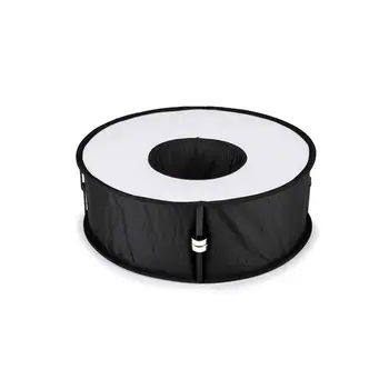 

EastVita Foldable Ring Diffuser/Softbox Foldable 46cm Ring Softbox Macro Ring Flash for Canon Nikon Sony Pentax Olympus r20