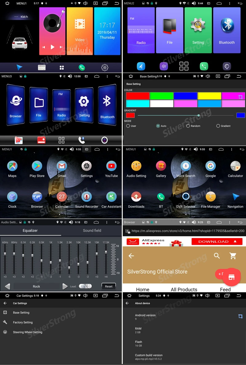 Discount SilverStrong IPS display Android9.0 4G Car 2DIN For Chevrolet CRUZE 2008-2012 Multimedia Player Navigation GPS Android9.0 18