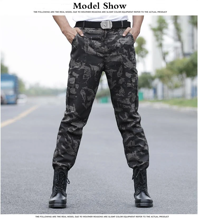 Мужские тактические тренировочные брюки, военные спортивные походные альпинистские штаны, уличные армейские брюки-карго, охотничьи камуфляжные брюки