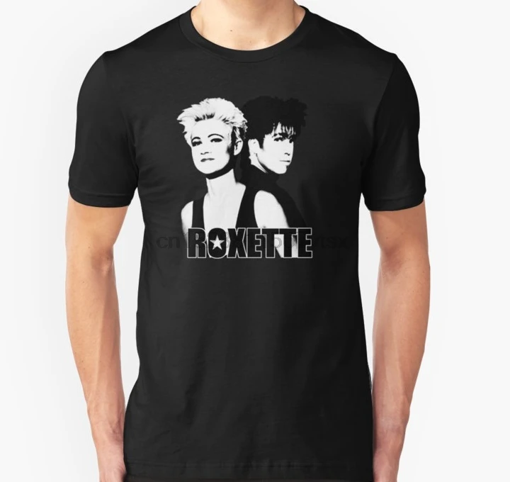 Мужская футболка с коротким рукавом Roxette унисекс Женская Топы | одежда
