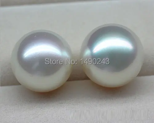 

Wholesale 10-11 mm AAA Round Half Drilled Natural Freshwater Pearl