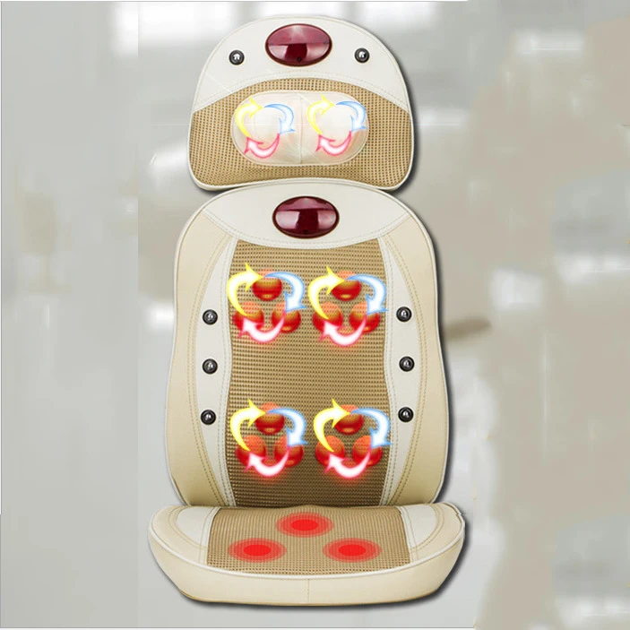 220V Waist Buttocks Massage Heated Massage Cushion Multifunctional Body