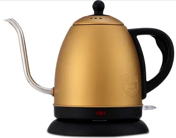

220V 1500w 1L 304 stainless steel Electric slender mouth hand coffee maker Electric kettle