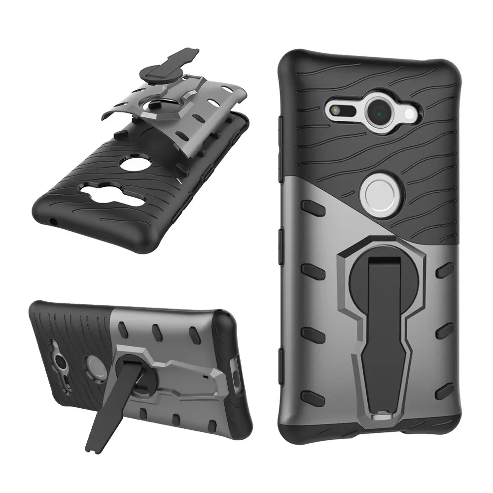 For Sony Xperia XZ2 Compact Case TPC+PC Armor Shockproof Case for Sony