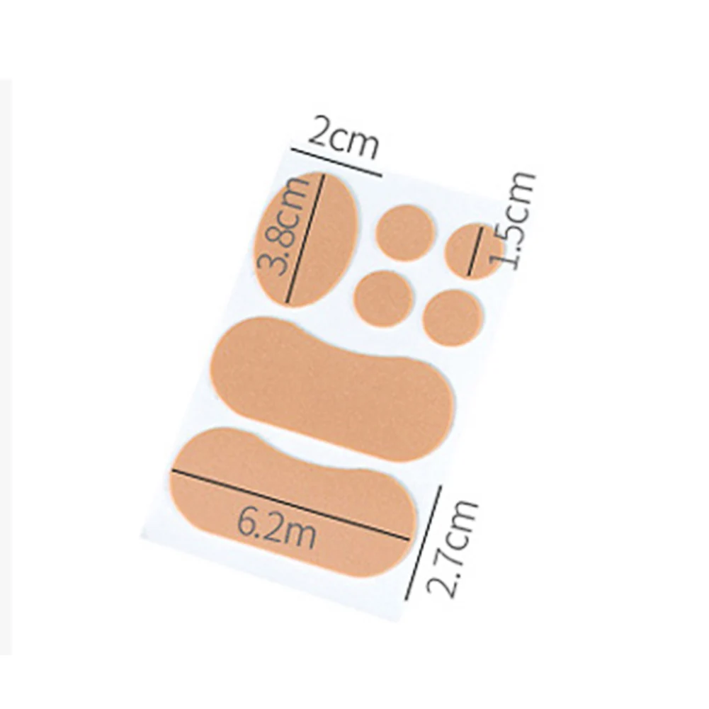 5 шт палочка для ног+ 2 шт Вспомогательная лента для предотвращения шлифования стопы нетканые наклейки для обуви накладки на пятку клейкие бинты Защита стельки