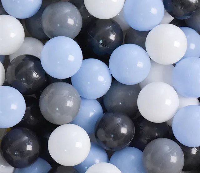 200pcs ball Детский бассейн с шариками Младенческая губка фехтование манеж мягкие круглые детские Мячи яма детская игрушка подарок для детской комнаты - Цвет: 200pcs ball