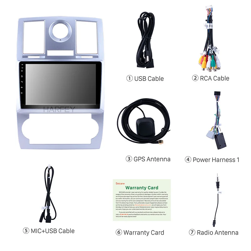 Perfect Harfey 1Din 9" Car Multimedia Player Radio Android 9.0 For 2004 2005 2006 2007 2008 Chrysler Aspen 300C Wifi Head Unit 3 Perfect Harfey 1Din 9" Car Multimedia Player Radio Android 9.0 For 2004 2005 2006 2007 2008 Chrysler Aspen 300C Wifi Head Unit 3