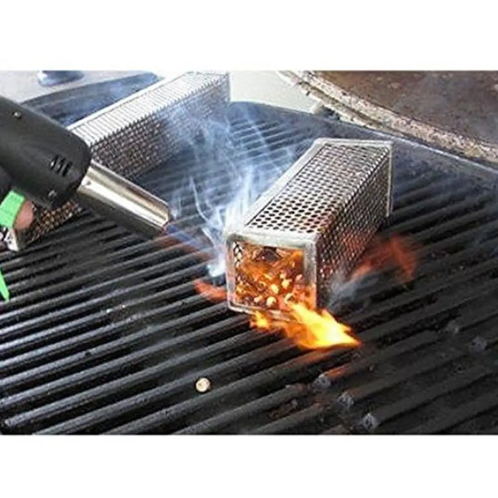 Трубка парогенератора дыма барбекю из нержавеющей стали для еды на гриле