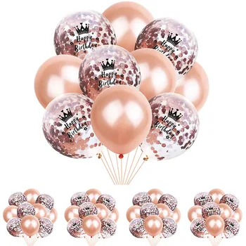 

Party Supplies Air Balloon Birthday Party Rose Golden Latex Wedding Confetti Balloons Party Decorations 10PCS/Set Anniversary