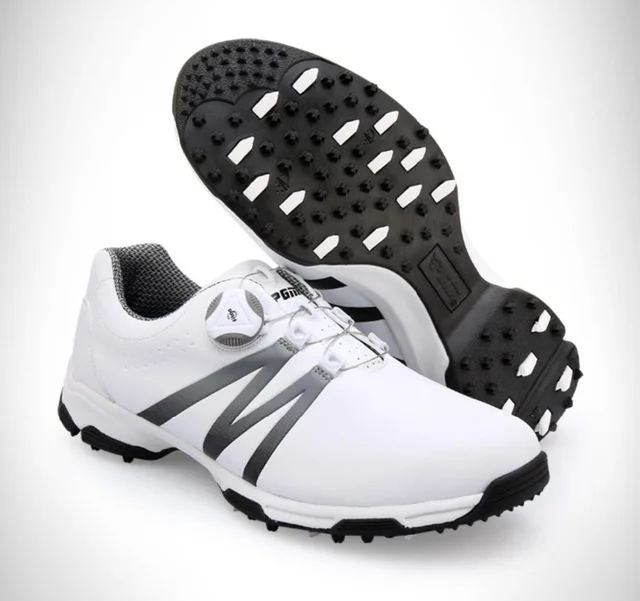 جديد PGM حذاء جولف الرجال للماء تنفس عدم الانزلاق أحذية أربطة الحذاء أحذية رياضية مسنبل أحذية 2018