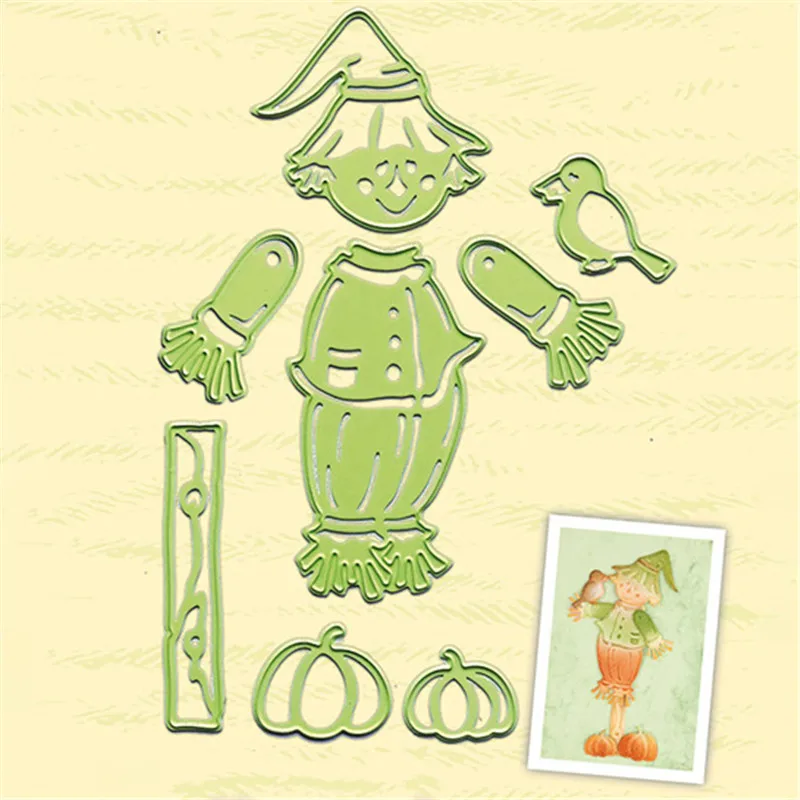 

Naifumodo Scarecrow Die Metal Cutting Dies New for Card Making Scrapbooking Making Craft Embossing Cuts Stencil Die Cut