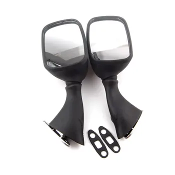 

2pcs/pair Black Side Rearview Rear View Mirrors For Motorcycle GSXR1000 GSXR600 GSXR750 GSX1300R Hayabusa 1999-2010