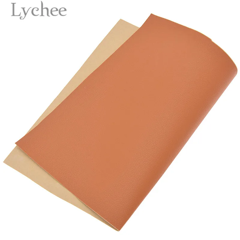 Lychee Life 21x29 см A4 цветные накладные ткани из искусственной кожи самоклеющиеся синтетические кожаные DIY материал патч для сумок одежды - Цвет: 6