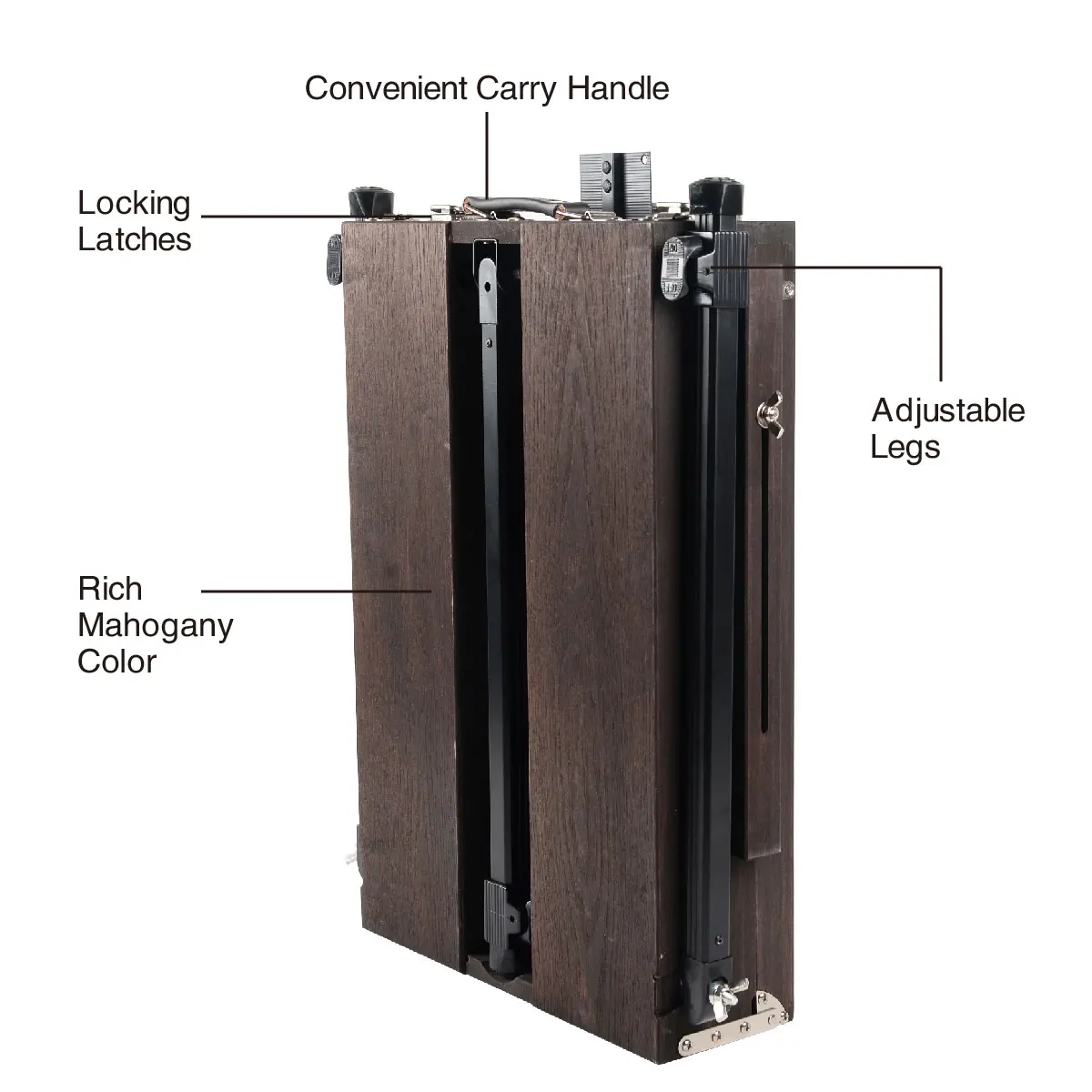  Conda French Easel & Sketch-box Adjustable Artist Craft Folding Durable Sketch Painting Portable-Id