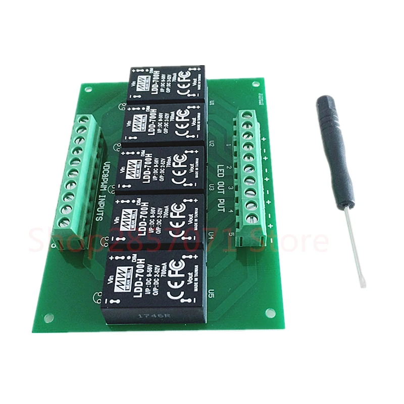 MEANWELL ldd 5UP 350 H 500 H 700 H 1000 H DC-DC Постоянный ток понижающий светодиодный драйвер+ PCB