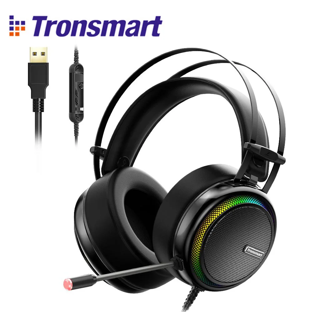 

Tronsmart Glary Gaming Headset Virtual 7.1,USB Interface Gaming Headphones for ps4,nintendo switch,Computer,Laptop,PC Gamer