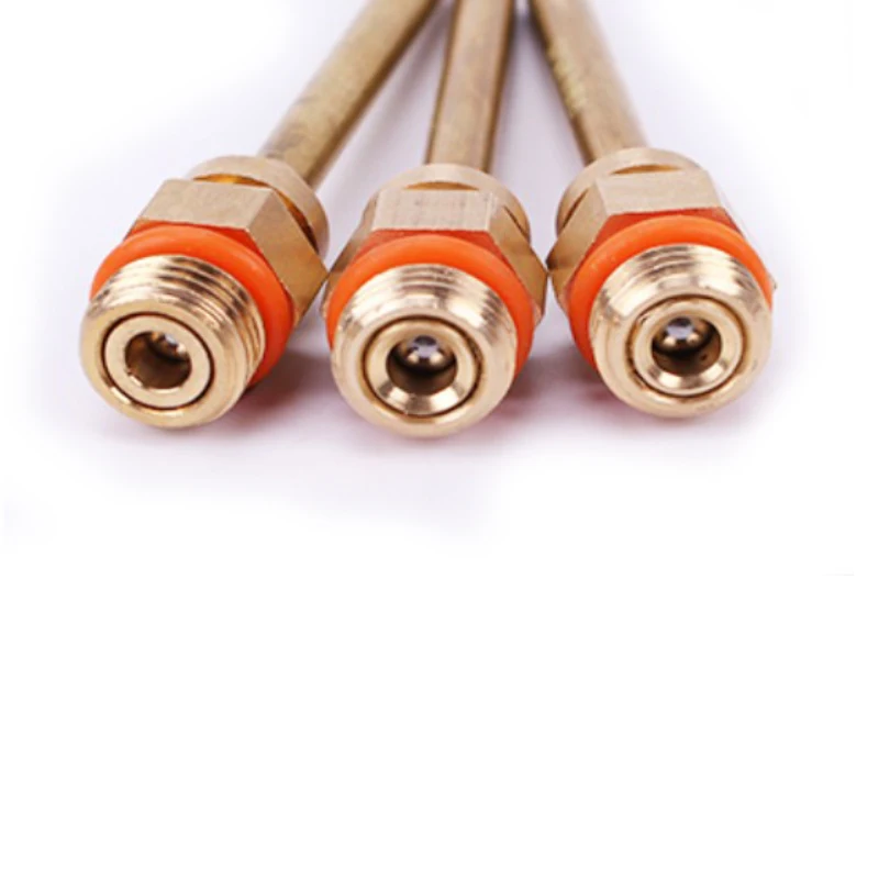Hot Melt Glue Gun Nozzle Long Nozzle Copper For 40W 60W 80W 100W 150W 2.0x100mm 2.0x70mm 2.0x50mm 3.0x38.5mm 2.0x32mm