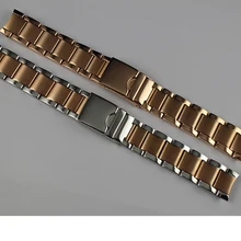 19 мм T095417A ремешок для часов Запчасти мужской полосы из розового золота браслет из нержавеющей стали складной ремешок с пряжкой для T095