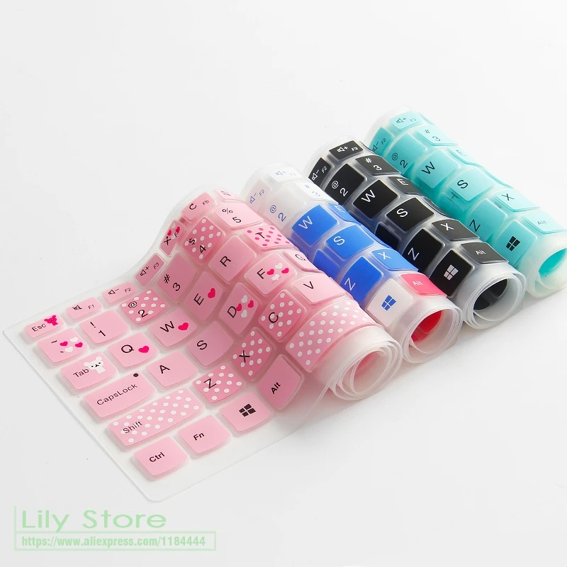 

For Asus Acer HP Lenovo dell 13 14 15 17 inch keyboard cover Whole sale 110PCS Silicone Laptop keyboard Skin Protector Cover