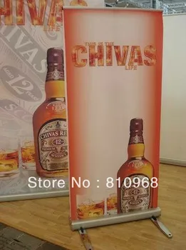 

High Quality Outdoor two sides display Roll up Banner, Outside both sides Pull up Banner (full color print TWO sides)