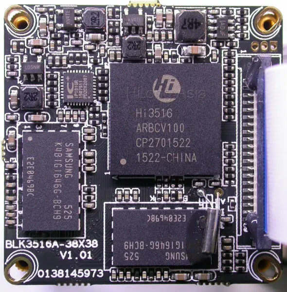 H.265 / H.264 IPC 5.0MP (2592x1944) 1/1.8 &quotSONY IMX178 + Hi3516A IP камера видеонаблюдения PCB board module