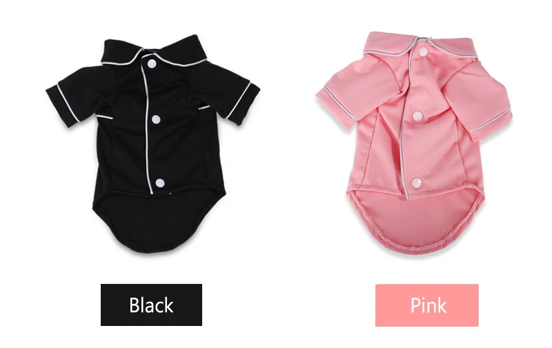 Dog Shirts Spring Summer Pet Pajama Breathable Soft Home T Shirt For Small Dogs Cats Chihuahua Poodle Vests With Snap Fastener (4)