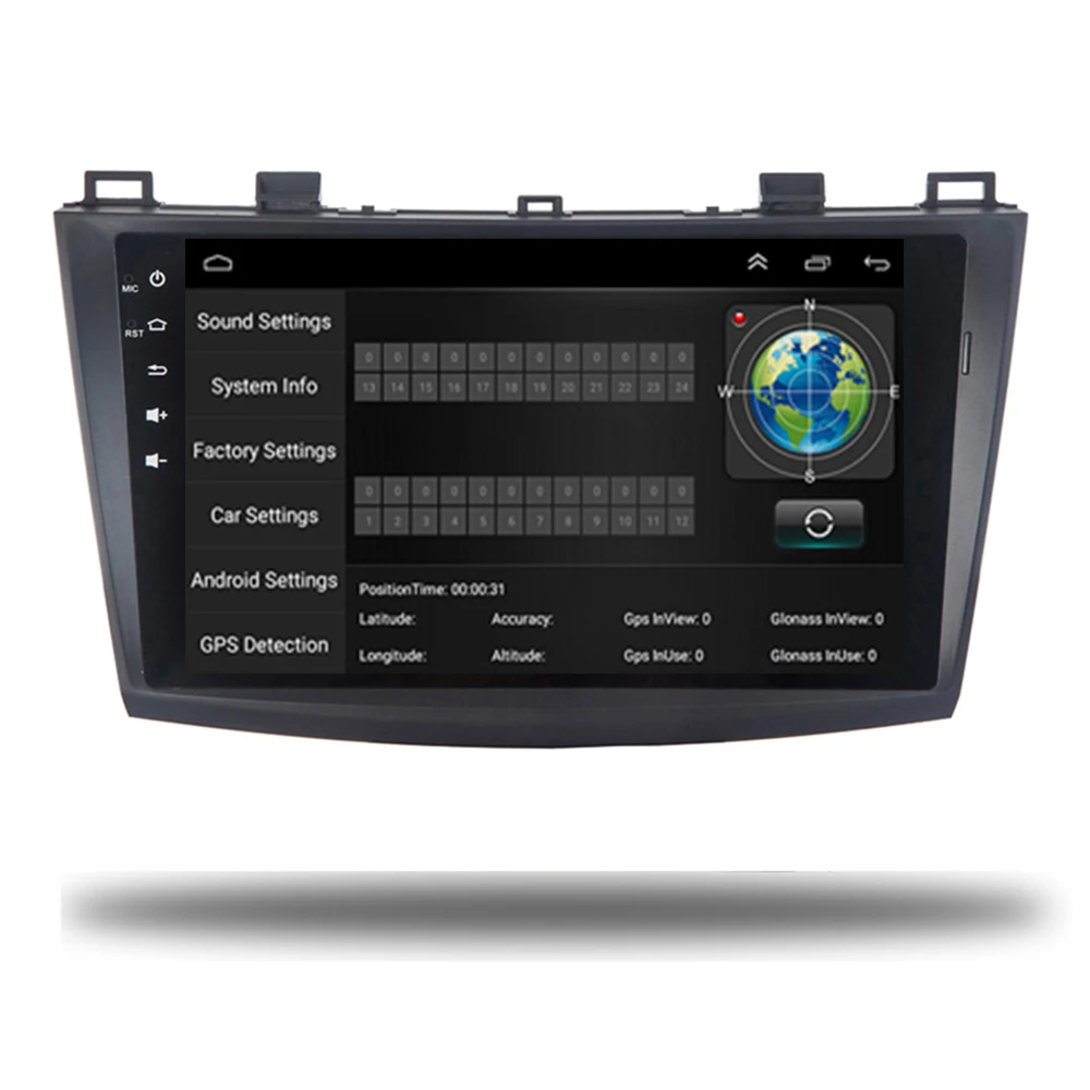 Flash Deal Android 8.1 Car Radio Player GPS for Mazda 3 Axela 2009-2014 Stereo Head Unit Navigation Wifi Video Multimedia Bluetooth 9