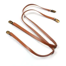 Европейский стиль 1,5 см узкие Наплечные ремни 4 клип параллельные неперекрещивающиеся подтяжки FY18102911