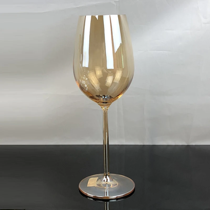 Европейское Хрустальное стекло, бокал для вина, Золотое Гальванопокрытие, бокалы для шампанского, бокалы для виски, бокалы для бренди, графин, домашняя посуда для напитков
