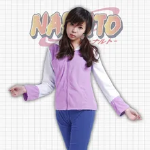 2017 Anime Naruto Hinata Hyuga segunda Generación Cosplay Mujeres Camisa Casual Wear Con Capucha Tops + Pants de Halloween cosplay Conjunto