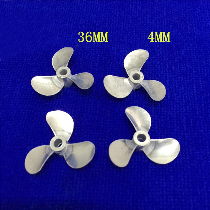 1PCS Zinc Alloy Three Blades Propeller High Hardness 36mm Diameter 4mm