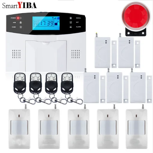 SmartYIBA Беспроводной GSM сигнализация Системы Главная охранной сигнализации Детектор движения двери магнитный Сенсор охранной сигнализации