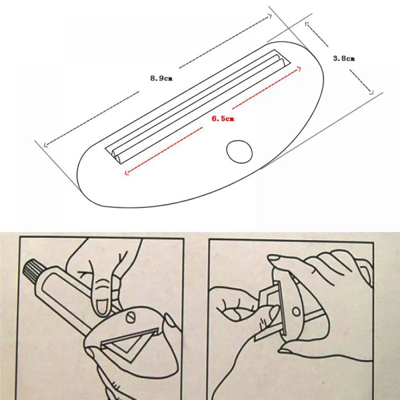 2 шт./компл. Горячая по всему миру недавно диспенсер сжимаемые приспособление для выдавливания зубной пасты легко зажимающиеся